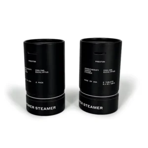 Coated Black Kraft Paper Cardboard Tube Box for Cologne, Perfume, and Fragrance Bottle Packaging
