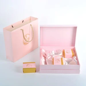 Coated Paper Rigid Gift Box with UV Coating, Embossing, Matte Lamination, Gold Foil, Recyclable