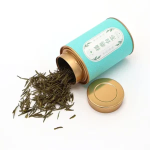 Coffee Beans Cardboard Tube Packaging Food Grade Paper Cans Tea Paper Containers Stamped with Metal Lid