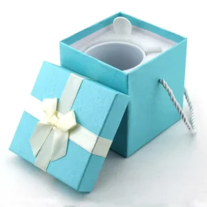 Coffee Mug Set Gift Box with Handle, Lid, Base, and Foam Insert