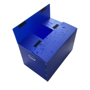 Collapsible PP Corrugated Plastic Box for Warehouse Storage and Automotive Parts Packaging