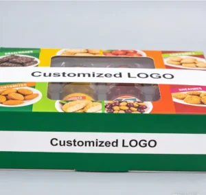Color Printed Paper Box with UV Coating for Fast Food Takeout and Delivery