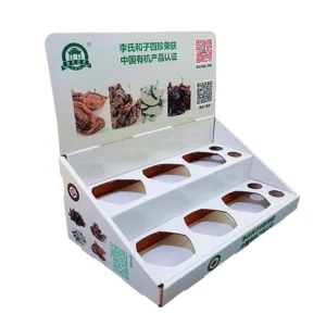 Color-Printed Single-Wall E-Flute Corrugated Paper Display Box
