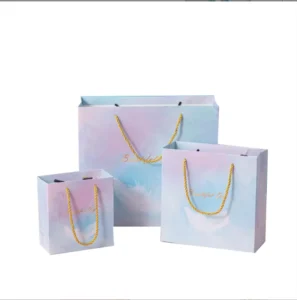 Color Printing Paper Bag, Business Gift Bag, Custom Logo