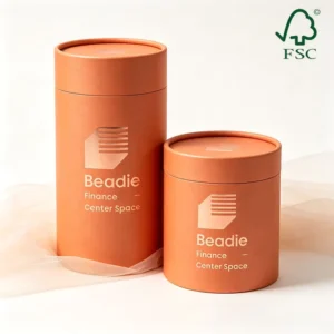 Color UV Printed Cylinder Canister with Scratch Resistant Surface for Stationery Craft and Toy Packaging Paper Tube