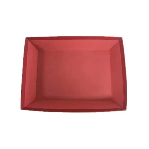 Colored Custom Printed Paper Tray for Cosmetic Packaging and Hot Dogs
