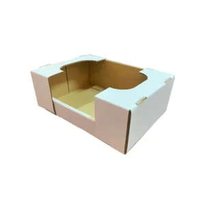 Colorful Corrugated Paper Display Box With High Bottom Bracket