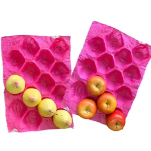 Colorful Craft Paper Pulp Biodegradable Eco-Friendly Anti-Rust Liners with 4 Color Print and Embossing for Stone Fruit Packaging
