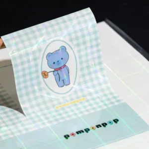 Colorful Laser Holographic Waterproof Adhesive Packaging Stickers