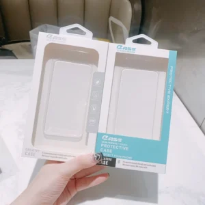 Colorful Paper Box with Transparent Plastic Packaging for Mobile Phones and Consumer Electronics Accessories