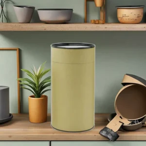 Composite Kraft Cardboard Tube Canister for Tea and Food Packaging