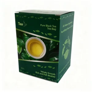 Compostable Black Tea Bag and Instant Coffee Paper Box