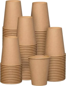 Compostable Eco friendly Bubble Tea Various Kraft Paper Cup Manufacturers