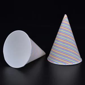 Cone-Shaped Paper Cups 3.7oz 4.5oz 6oz Custom Branding