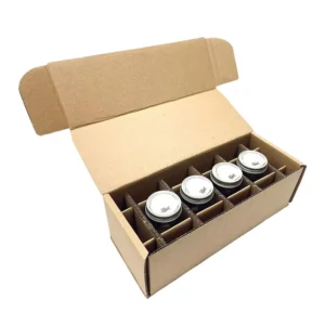 Corrugated Board Insert Dividers for Shipping and Moving, Laminated Embossed Folder Type