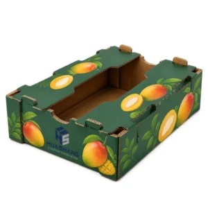 Corrugated Cardboard Apple Carton Fruit Packaging Box Custom Logo
