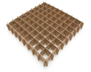 Corrugated Cardboard Divider Insert for Wine Glass and Beer Packaging