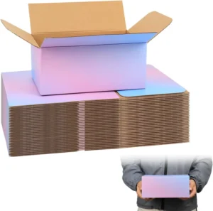 Corrugated Cardboard Mailing Boxes for Small Business Colorful Shipping Packaging