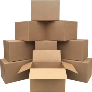 Corrugated Cardboard Shipping Boxes for Mailing and Packing