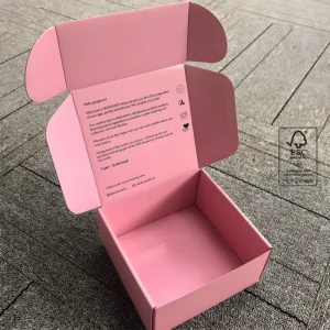 Corrugated Foldable Shipping Boxes with Custom Logo for Shoes and Clothing