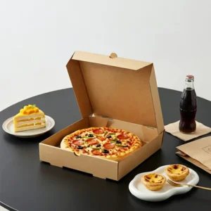 Corrugated Kraft Oilproof Pizza Box 7 8 9 10 Inch