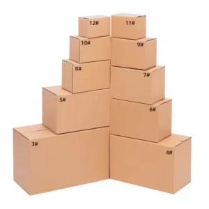 Corrugated Kraft Paper Cartons for Food, Vegetables, and Liquid Packaging