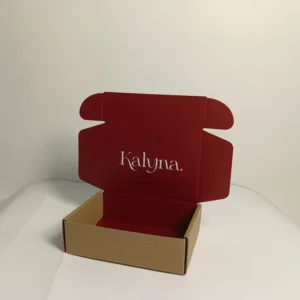 Corrugated Kraft Paper Mailer Box with Silk Screen Logo, Sponge Lining, Matte Lamination, and Recycled Material