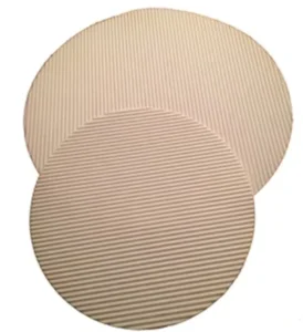 Corrugated Kraft Paper Round Pizza Liner Sheets