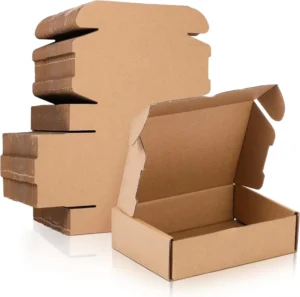 Corrugated Mailer Box, Kraft Inner Foldable Shipping Box
