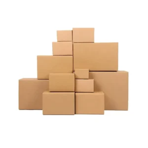 Corrugated Paper Cardboard Carton Packaging Box for Moving, Shipping, and Storage, Custom Size and Logo Printing