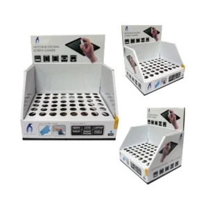 Corrugated Paper Counter Display Stackable Shelf-Ready Tray Display Box for Supermarket Retail