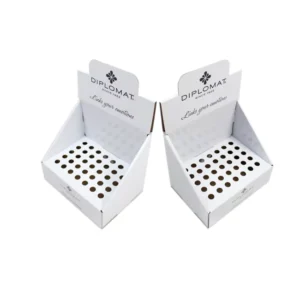 Corrugated Paper Countertop Display Box POP Cardboard Display Stand