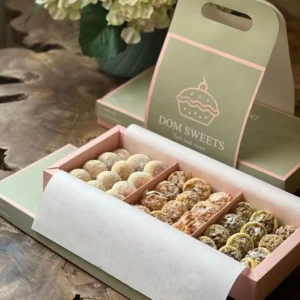 Corrugated Paperboard Rectangle Modern Cardboard Slice Packaging Sweet Tart Cake Box