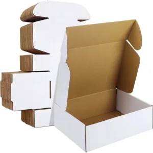 Corrugated Shipping Box for Packaging Mailing Moving and Storage with Recycled Materials for Gifts and Milk