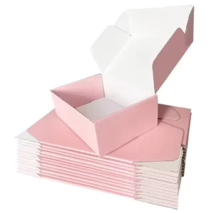Corrugated Shipping Box for Packaging, Mailing, Moving, and Storage with Recycled Materials for Gifts and Milk