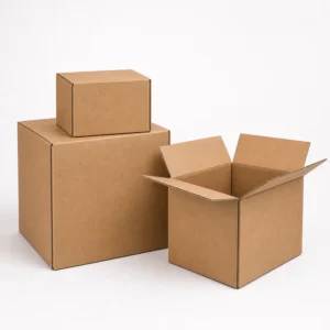 Corrugated Shipping Boxes, Kraft Cardboard Cartons for Moving and Packing