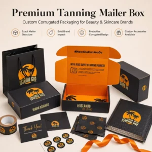 Corrugated Tanning Gifts Portable Aircraft Box Custom Recyclable Paper Packaging Box Cardboard Boxes for Shipping