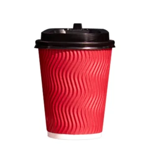 Corrugated Thickened Disposable Paper Cups for Coffee, Bubble Tea, Soy Milk, and Takeaway Drinks