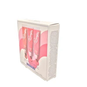 Cosmetic Gift Set Recyclable Paper Packaging Magnetic Hinged Matt Lamination Embossing UV Coating