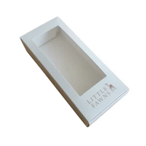 Cosmetic Packaging Paper Box with Clear PVC Window