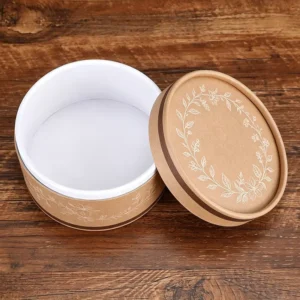 Cosmetic Paper Canister Box for Essential Oil Bottles, Tea Gift Box, and Storage