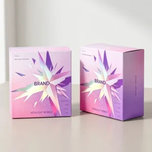 Cosmetic Product Packaging Small Cardboard Box Skincare Paper Box White Ivory Board