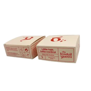 Cosmetics Lotion Baby Care Hair Cream Recyclable Small Rigid Foldable Cardboard Packaging Box
