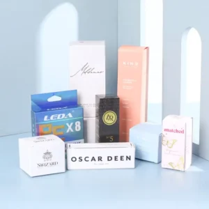 Cosmetics Paper Box Carton for Shampoo and Shower Gel White Eco-Friendly Gift Box