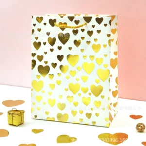 Cross Border Junjie Handheld Paper Bag Ins Style White Card Paper Bag Minimalist Design Premium Sense Spot Goods