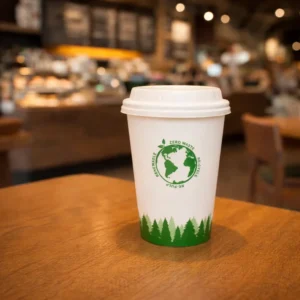 Custom 12oz Heavy Duty Paper Coffee Cups Disposable Degradable Cafe Wedding Cups