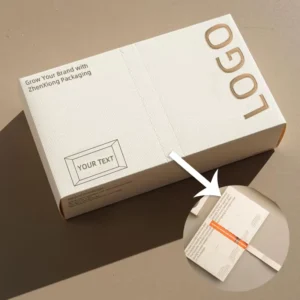 Custom Adhesive Tear Strip Shipping Boxes Kraft Zipper Cardboard Mailer Boxes With Logo