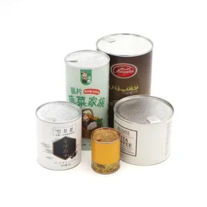 Custom Airtight Aluminum Foil-Lined Composite Paper Tube Canister for Food