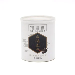 Custom Airtight Double-Lid Kraft Paper Tube Canister for Loose Tea, Coffee Beans, and Snacks
