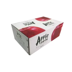 Custom Apple Fruit Packaging Shipping Corrugated Paper Box